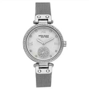 Anne Klein Women's 12/2309SVSV Crystal Accented Si